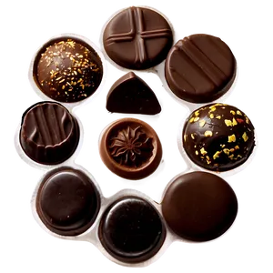 Dark Chocolate Assortment Box Png Gnf PNG Image