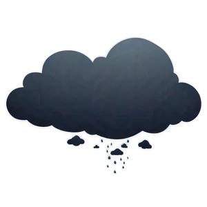 Dark Cloud Vector Silhouette Png Nli15 PNG Image