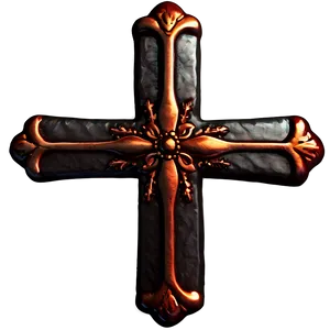 Dark Cross Icon Png Tjd PNG Image