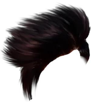 Dark_ Fluid_ Hair_ Movement PNG Image