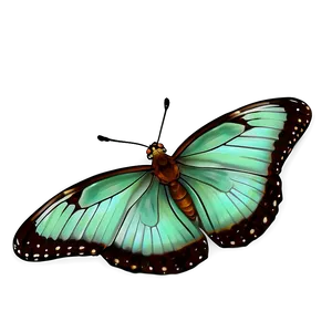 Dark Green Butterfly Png Ahk PNG Image