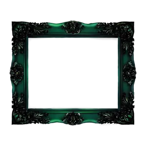 Dark Green Frame Png Dfg92 PNG Image