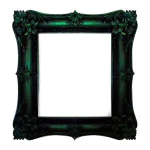 Dark Green Frame Png Mco75 PNG Image