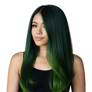 Dark Green Hair Tones Png 27 PNG Image