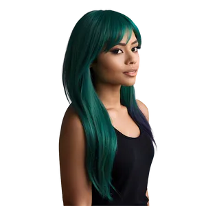 Dark Green Hair Tones Png 87 PNG Image