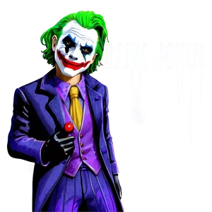 Dark Joker Artwork Png Ltx PNG Image