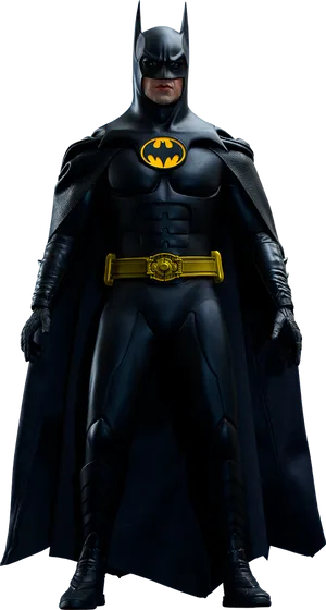 Dark Knight Batman Costume Portrait PNG Image