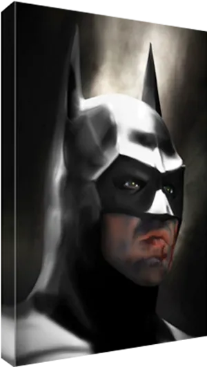 Dark Knight Portrait PNG Image