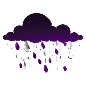 Dark Purple Rain Clouds Png 06252024 PNG Image