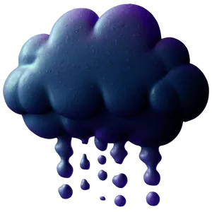 Dark Purple Rain Clouds Png Pbh PNG Image