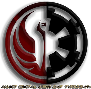 Dark Red Empire Symbol PNG Image