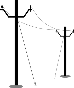 Dark Silhouette Spotlight Scene PNG Image