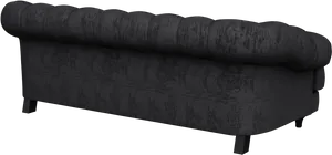 Dark Textured Couchon Black Background PNG Image