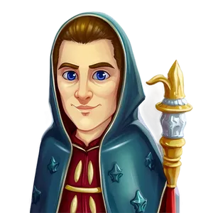 Dark Wizard In Cloak Png Kcd27 PNG Image