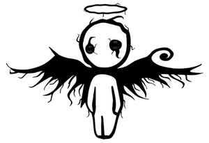 Darkness_with_ Emo_ Eyes PNG Image