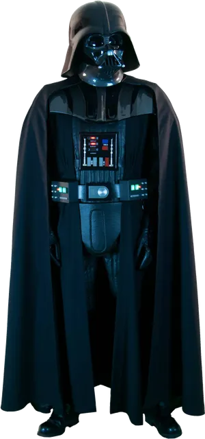 Darth Vader Full Costume Portrait PNG Image