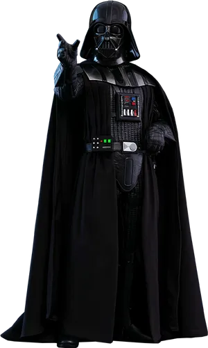 Darth Vader Pointing Command PNG Image