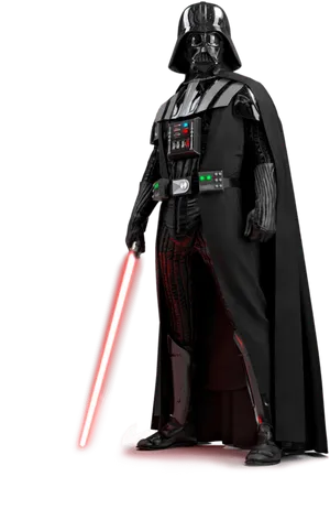 Darth Vader With Lightsaber.jpg PNG Image