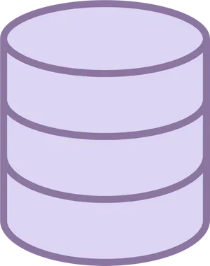 Database Icon Purple PNG Image