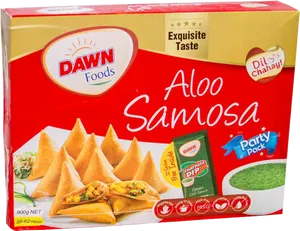 Dawn Foods Aloo Samosa Packaging PNG Image