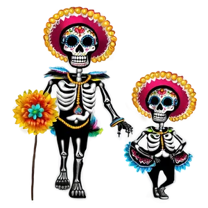 Day Of The Dead Parade Png 06112024 PNG Image