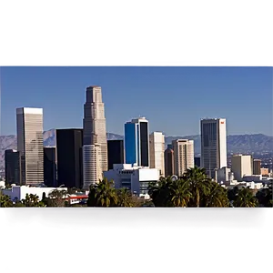 Daytime Los Angeles Skyline Png 18 PNG Image