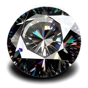 Dazzling Round Diamond Png 14 PNG Image