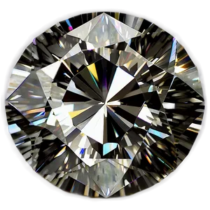 Dazzling Round Diamond Png Dcf PNG Image