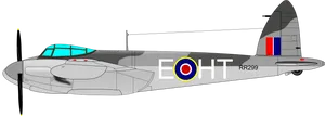 De_ Havilland_ Mosquito_ Aircraft_ Illustration PNG Image