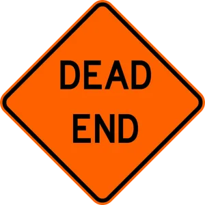 Dead End Traffic Sign PNG Image