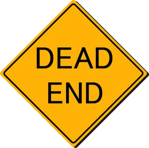 Dead End Traffic Sign PNG Image