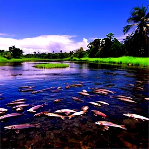 Dead Fish In River Png 06132024 PNG Image