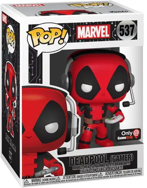 Deadpool Gamer Funko Pop Exclusive PNG Image