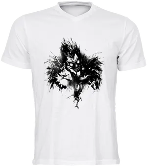 Death Note Ryuk T Shirt Graphic PNG Image