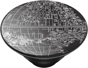 Death Star Graphic Design PNG Image