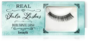 Debutante False Lashes Packaging PNG Image