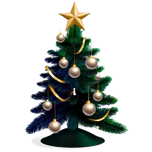 Decorated Christmas Tree Transparent Png Dkb30 PNG Image