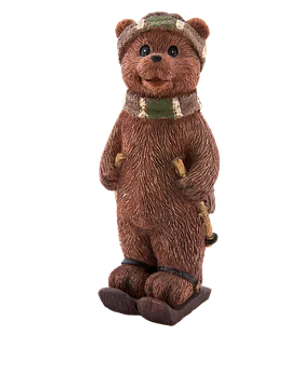 Decorative Bear Figurinewith Hat PNG Image