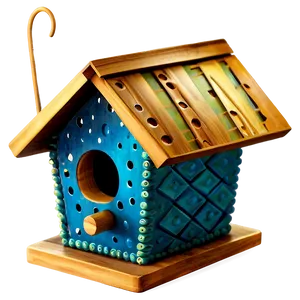 Decorative Birdhouse Png Ggg PNG Image