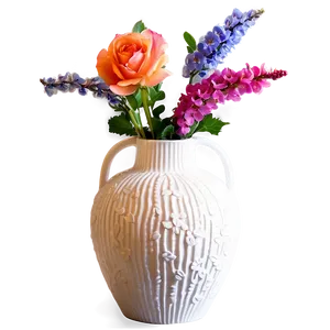 Decorative Flower Vase Png 06122024 PNG Image