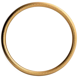 Decorative Gold Circle Frame Png 46 PNG Image