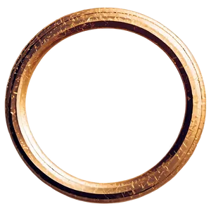 Decorative Gold Circle Frame Png 90 PNG Image