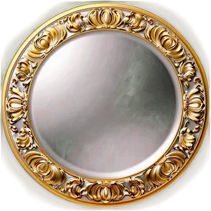 Decorative Gold Plate Png Joa PNG Image