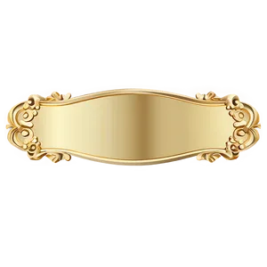 Decorative Gold Plate Png Nse21 PNG Image