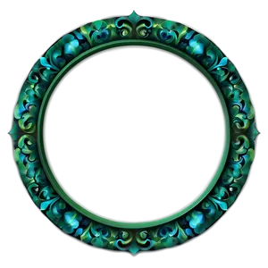 Decorative Green Frame Png Lyi PNG Image