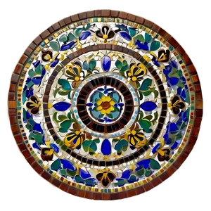 Decorative Mosaic Tile Floor Png Iyq PNG Image