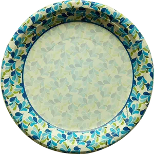 Decorative Paper Plate Design PNG Image