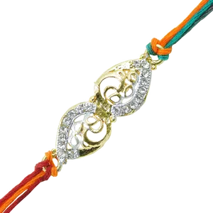 Decorative Rakhi Bracelet Design PNG Image