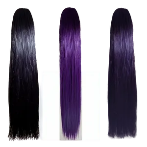 Deep Purple Hair Color Swatch Png 3 PNG Image