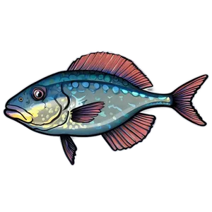 Deep Sea Fish Outline Png Ytd33 PNG Image